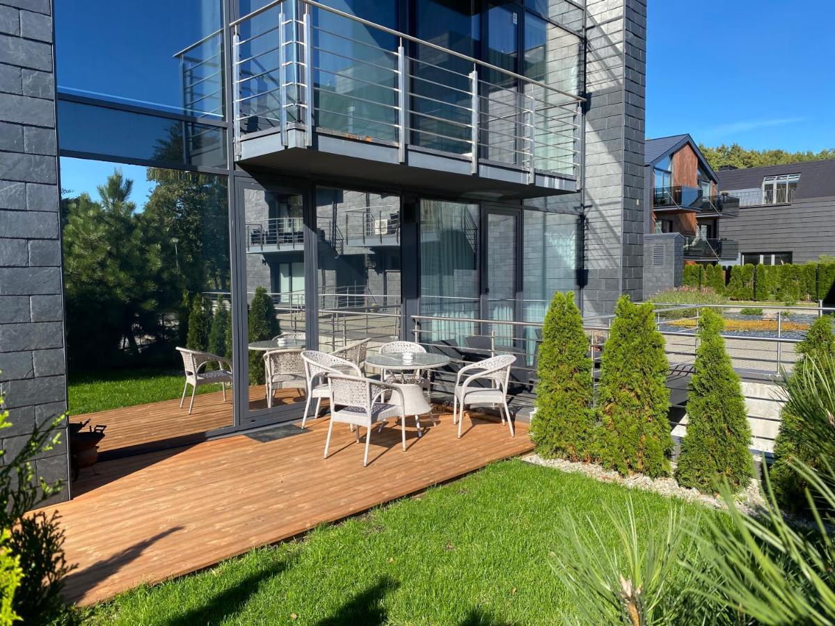 Smilciu Trio Keturvieciai Apartamentai Su Terasa Palanga Exterior foto